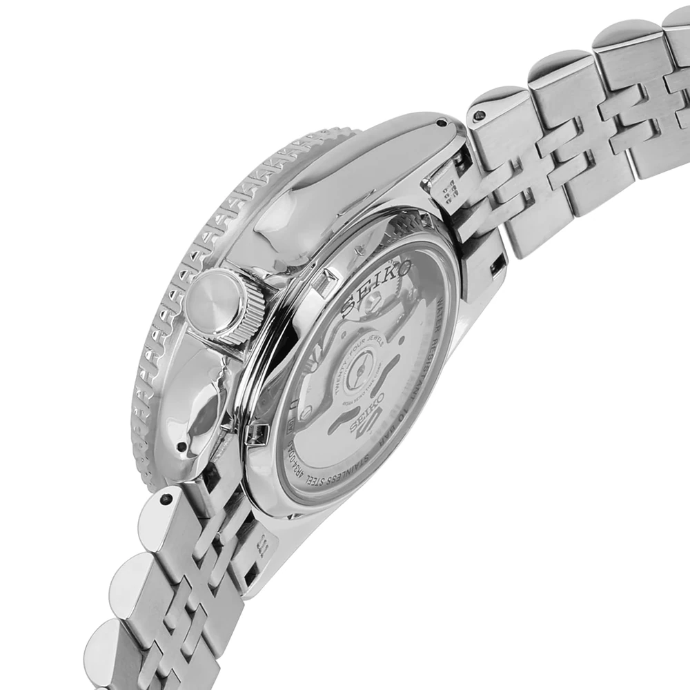 Seiko 5 Sports Blueberry GMT SKX RE-Interpretation Analog Stainless Steel Watch for Men - SSK003K1 (Blue Dial & Silver Colored Strap) - Image 3