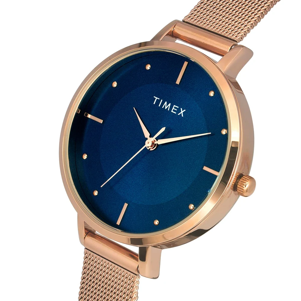 TIMEX Analog Watch for Women with Round Dial & Water Resistant Women's Wrist Watches - Image 3