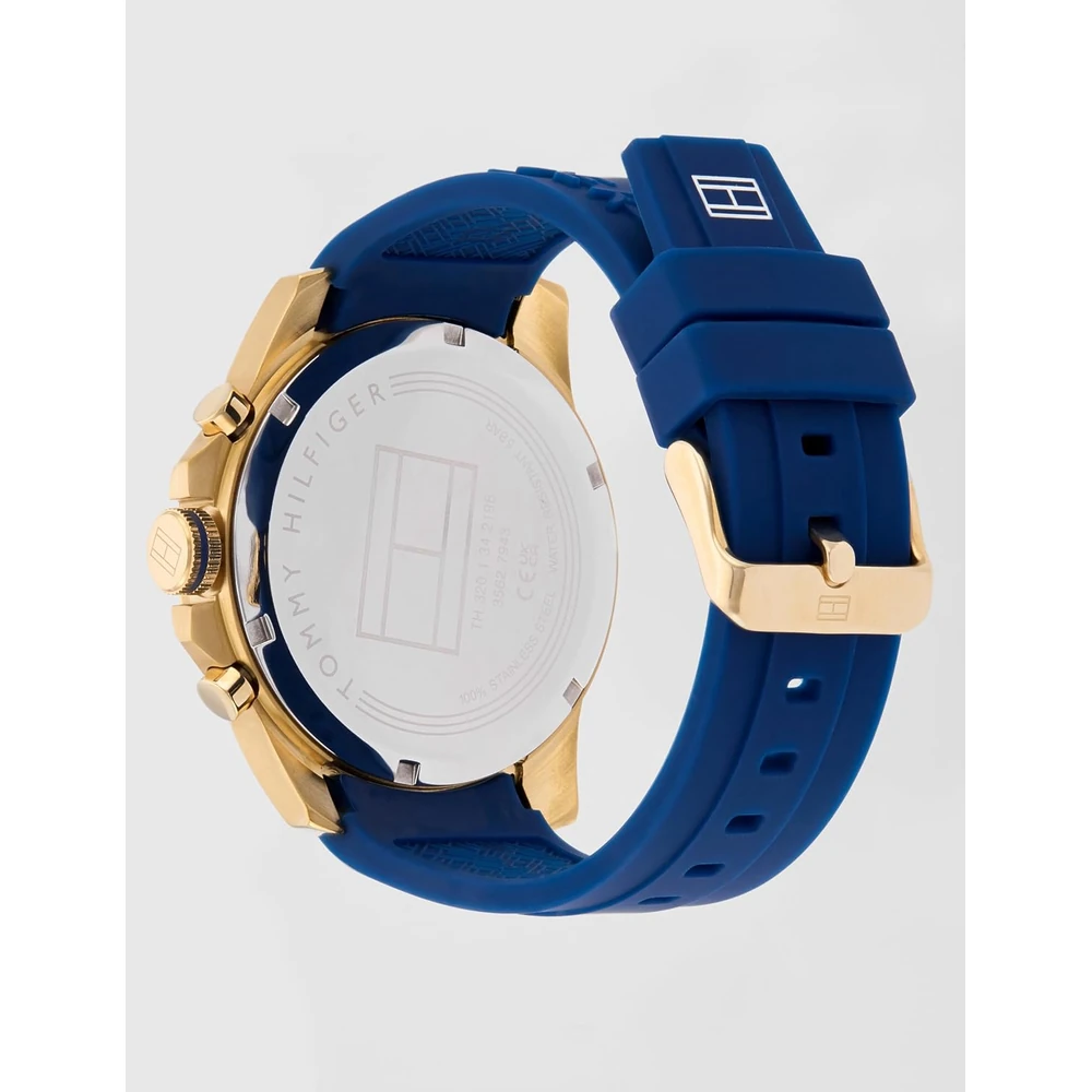 Tommy Hilfiger Quartz Multifunction White Dial Silicone Strap Watch for Men-NETH1791353 - Image 2
