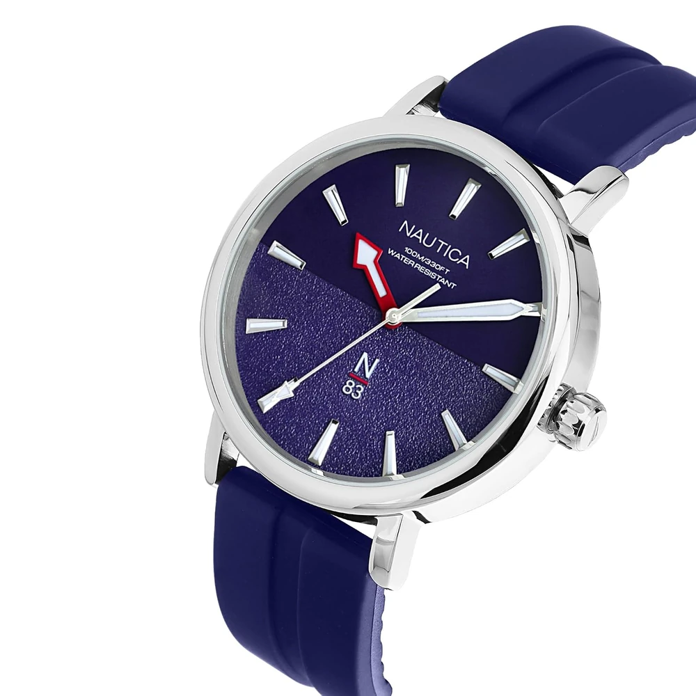 Nautica Round 42mm Blue Dial Analog Men Watch - NAPMYF308 - Image 2