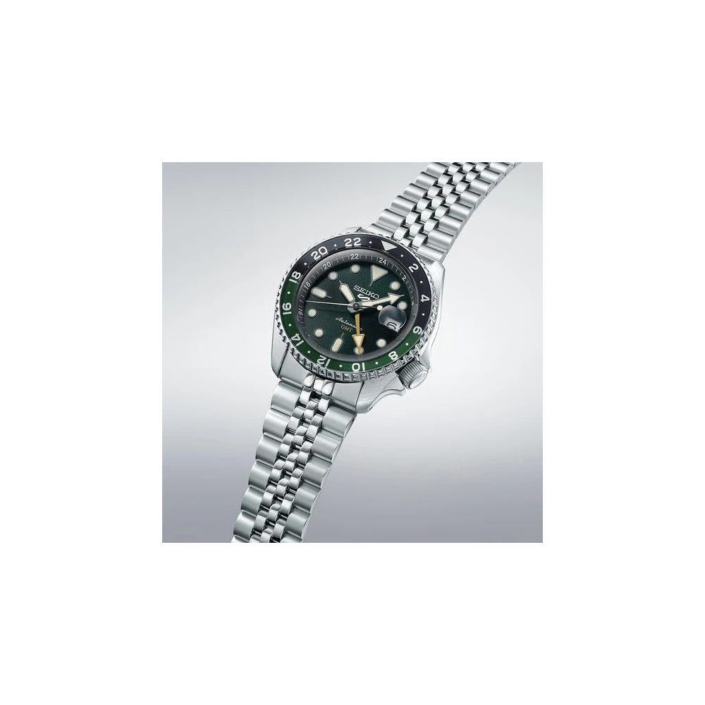 Seiko 5 Sports SKX GMT Bi-Colour Green - SSK035K1 - Image 2
