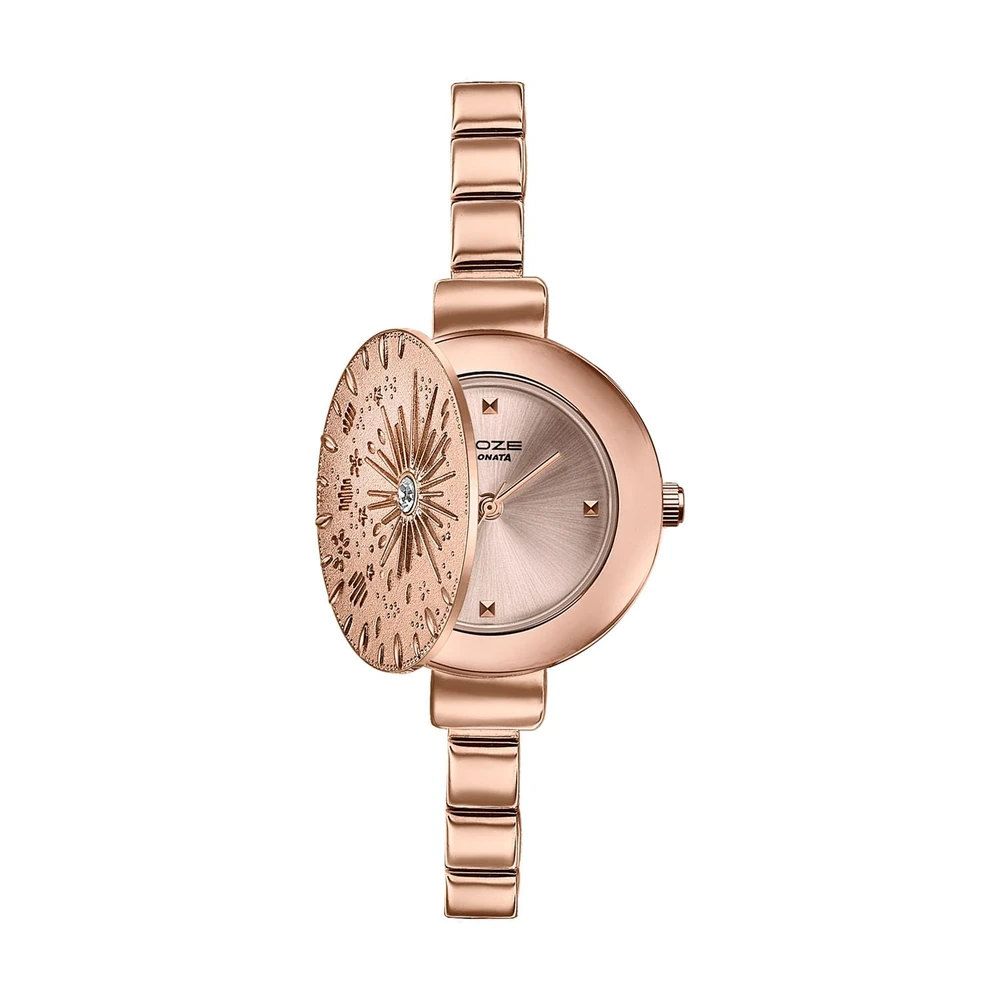 Sonata Poze 9 with Quartz Analog with Alloy Strap Watch for Women - Image 3