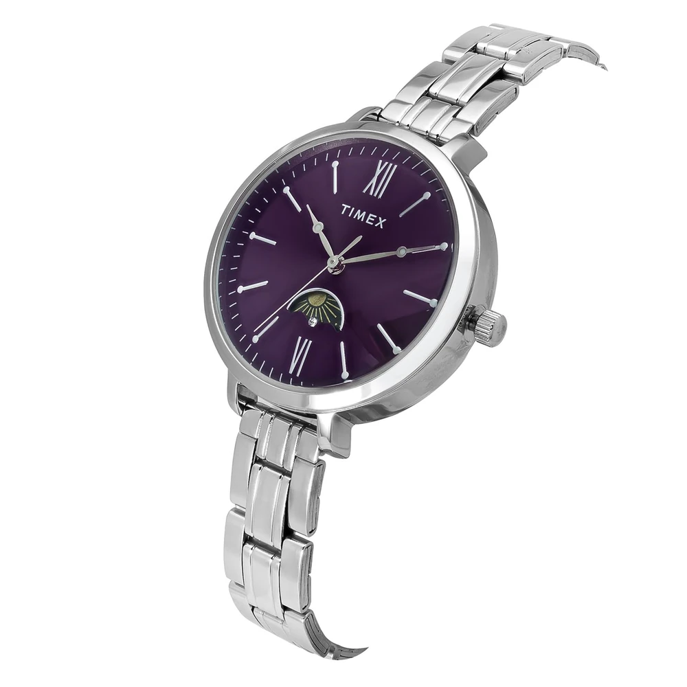TIMEX Analog Watch for Woman with Round Dial & Water Resistant Women's Wrist Watches - Image 2
