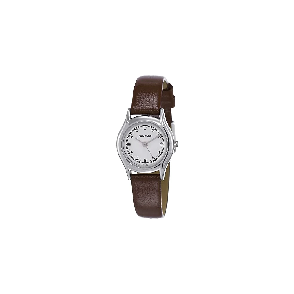 Sonata Essentials Analog White Dial Women's Watch-NM87020SL01W / NL87020SL01W/NP87020SL01W - Image 2