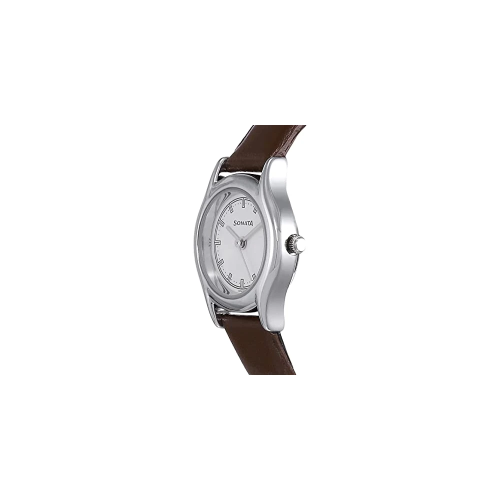 Sonata Essentials Analog White Dial Women's Watch-NM87020SL01W / NL87020SL01W/NP87020SL01W - Image 3