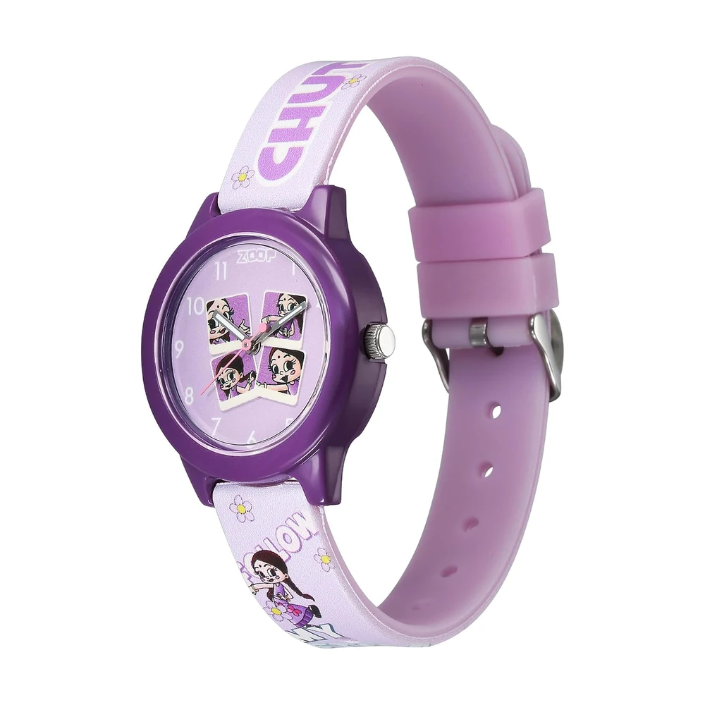Zoop Chhota Bheem Analog Watch with Purple Dial & Purple Strap for Boys Girls Kids, from House of Titan - 16042PP02FW - Image 3