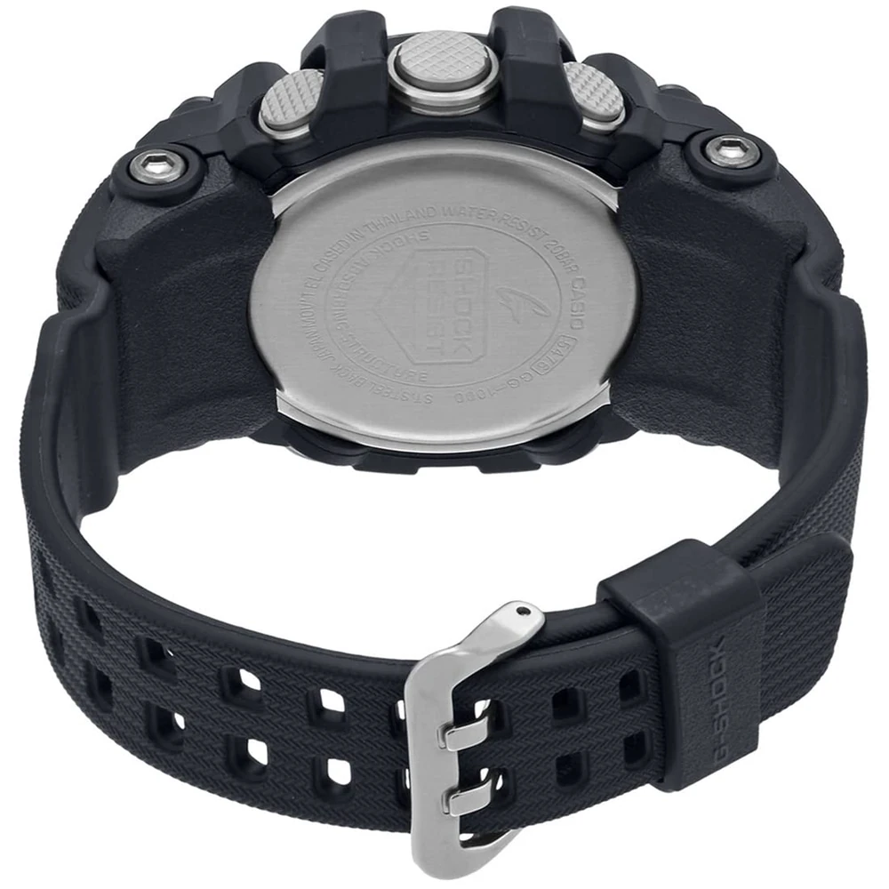 Casio G-Shock GG-1000-1ADR Analog-Digital Black Dial Men Watch Black Resin Strap (G660) - Image 3