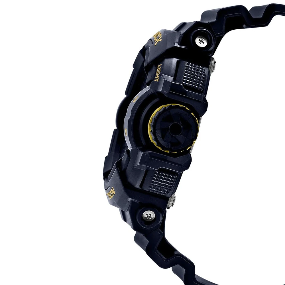Casio G-Shock GA-400GB-1A9DR Analog-Digital Gold Dial Men Watch Black Resin Strap (G651) - Image 2