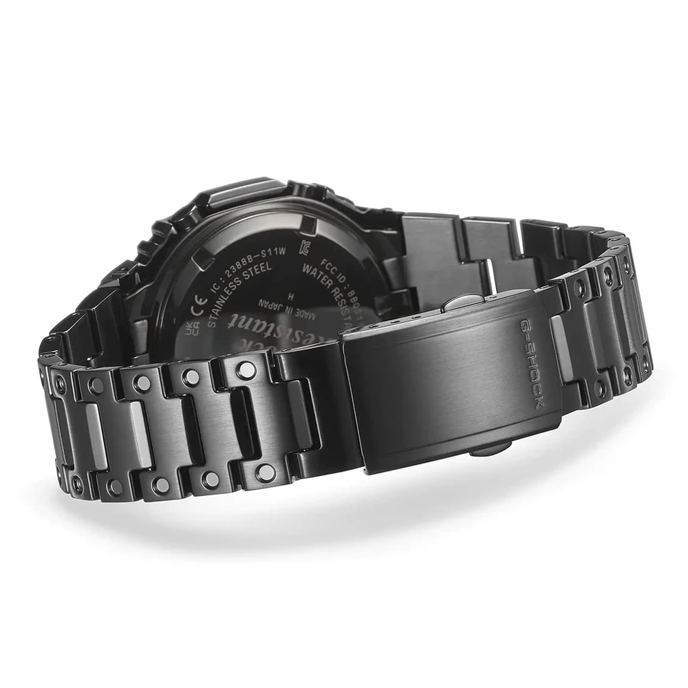 Casio G-Shock GM-B2100BD-1ADR Black IP Black Analog-Digital Dial Black IP Stainless Steel Solid Band Men's Watch Tough Solar Bluetooth G1271 - Image 2