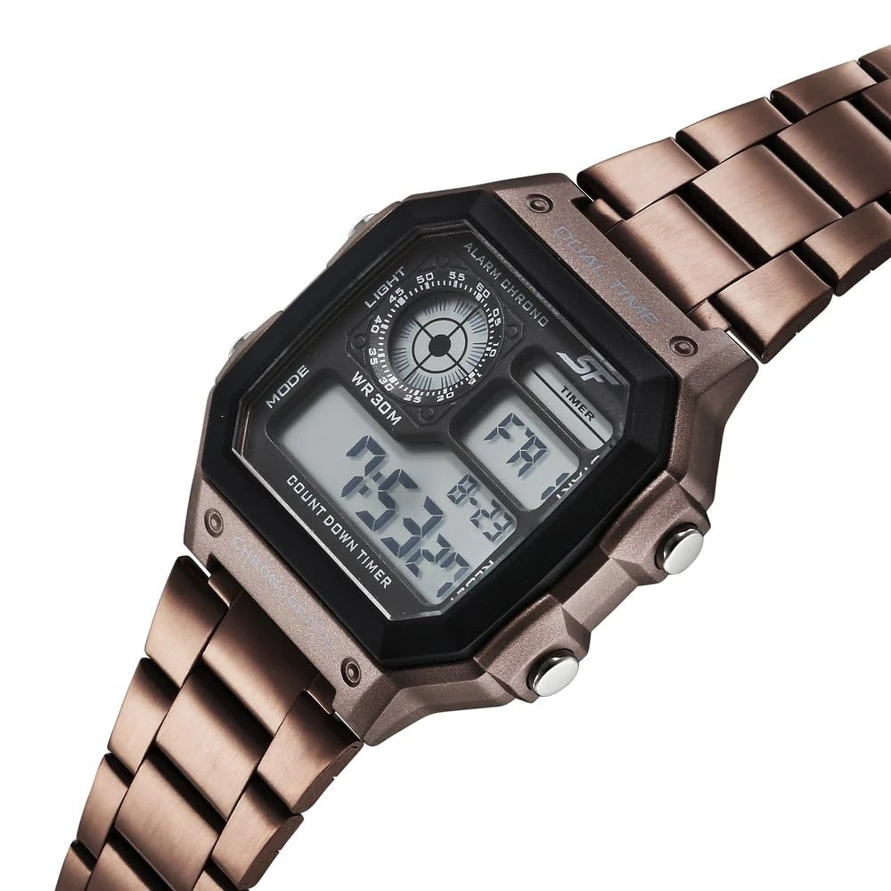 Sonata Festive Hexa Metal Refresh Quartz Analog Multicolor Dial Watch for Men - Image 3