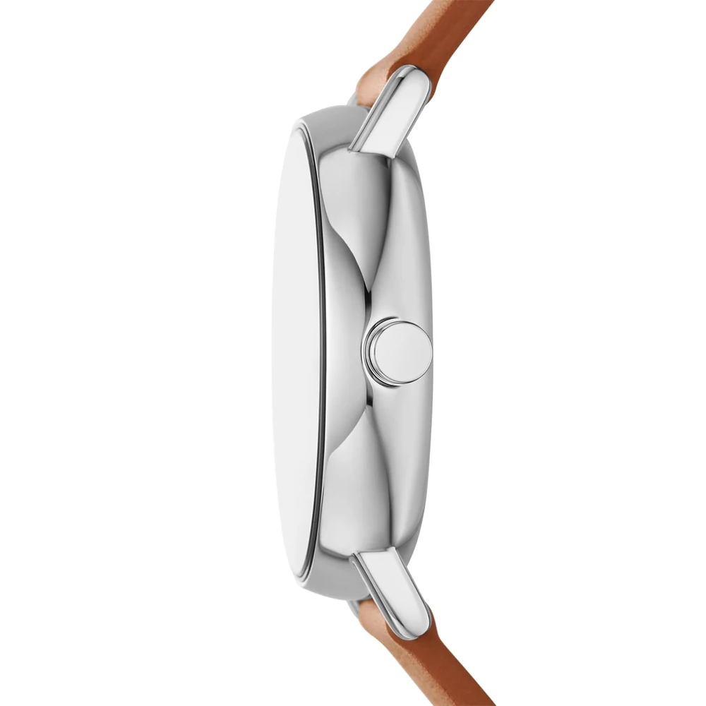 Skagen Men's Signatur Multifunction Brown Leather Watch (Model: SKW6943) - Image 3