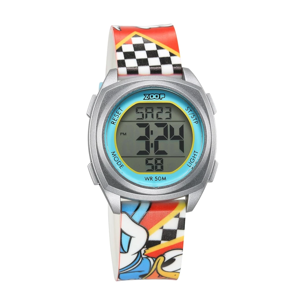 Zoop Disney Donald Duck Digital Watch with Digital Dial & Multicoloured Strap for Boys Kids, from House of Titan - 16025PP12 - Image 2
