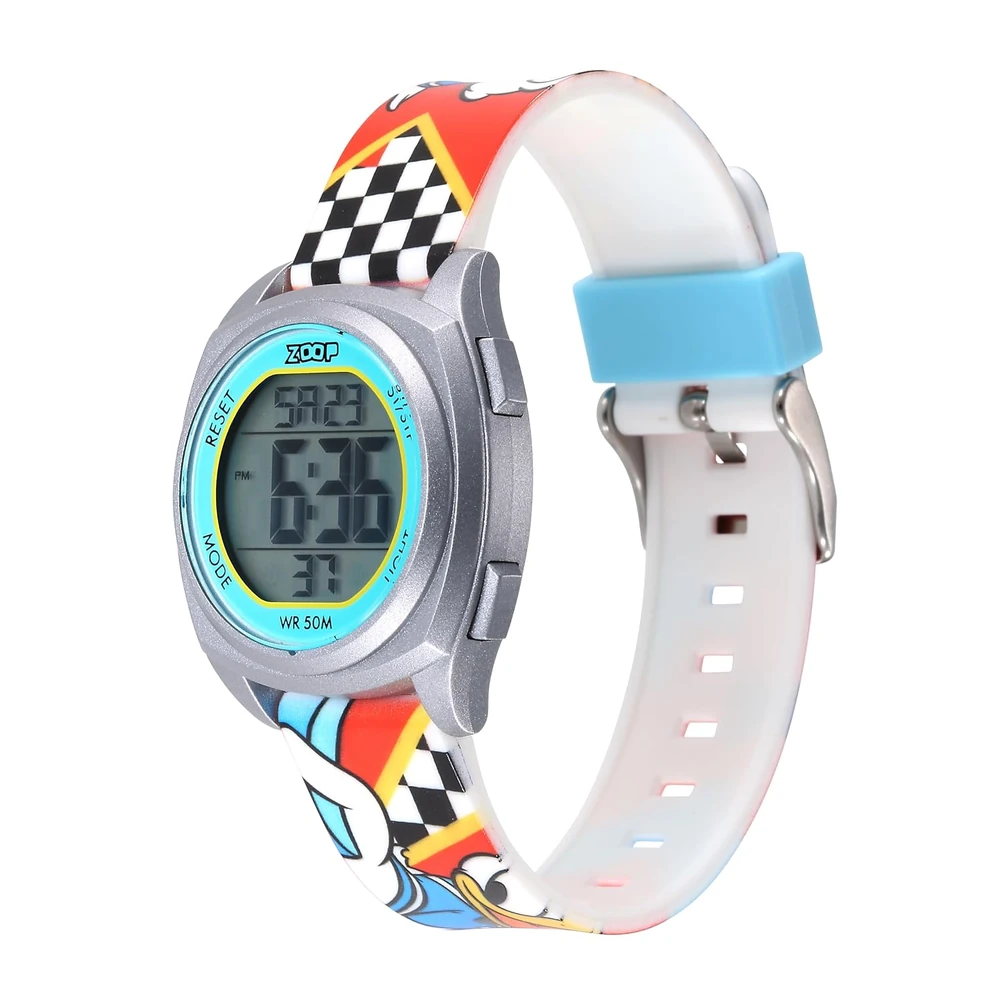 Zoop Disney Donald Duck Digital Watch with Digital Dial & Multicoloured Strap for Boys Kids, from House of Titan - 16025PP12 - Image 3