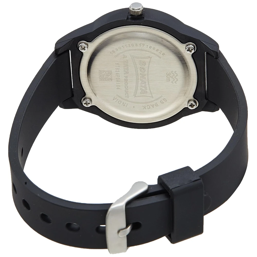 Sonata Analog Black Dial Girl's Watch NM87024PP06/NN87024PP06W - Image 2