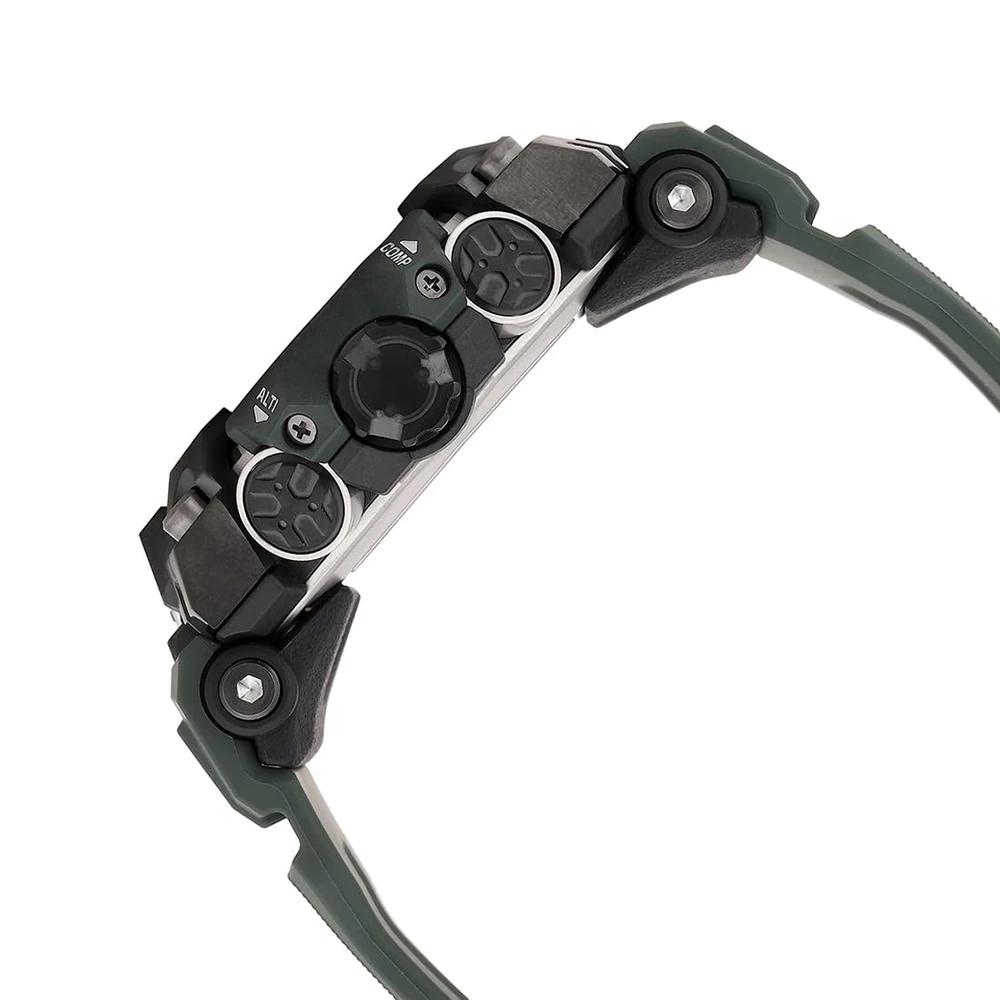 Casio G-Shock GWG-B1000-3ADR Gray IP Analog-Digital Dial Military Green Resin Strap Men's Watch Mud Resistant Tough Solar G1472 - Image 3