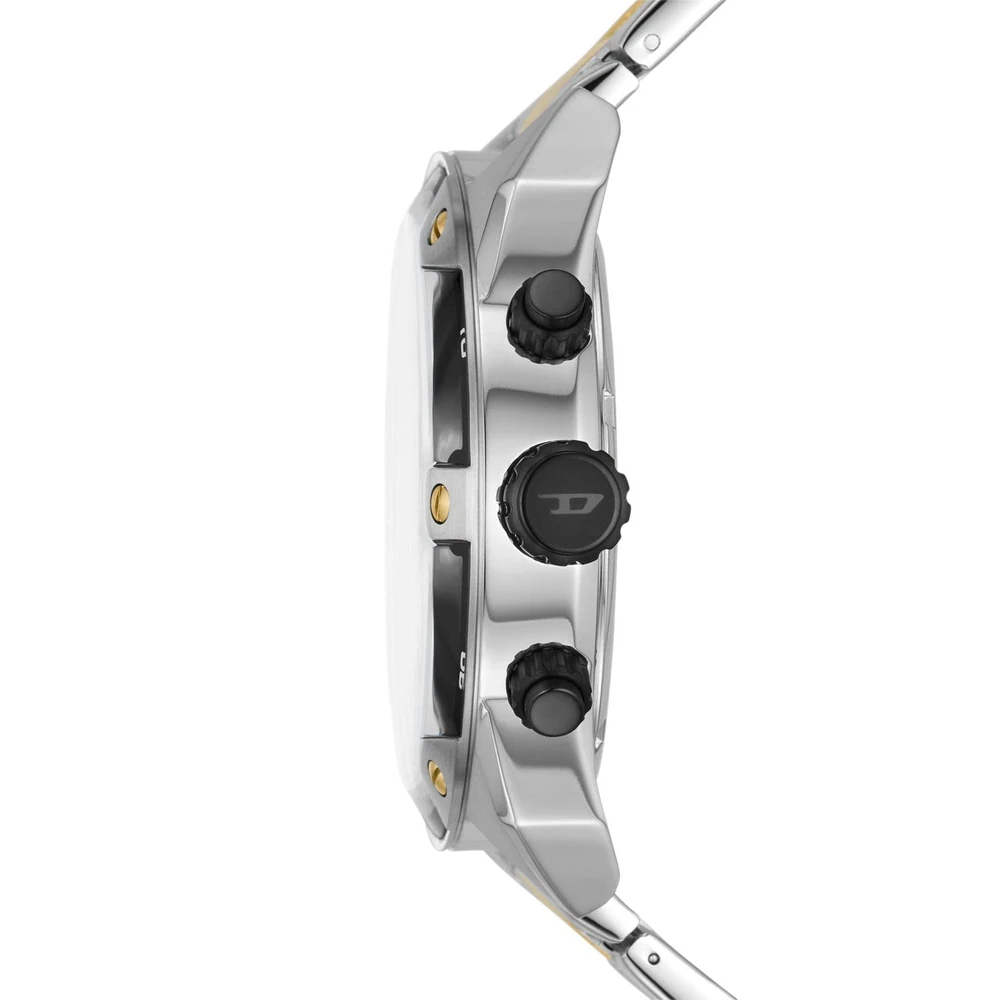 Diesel Spiked Analog Black Dial Men's Stainless Steel Watch-Dz4627 - Image 3