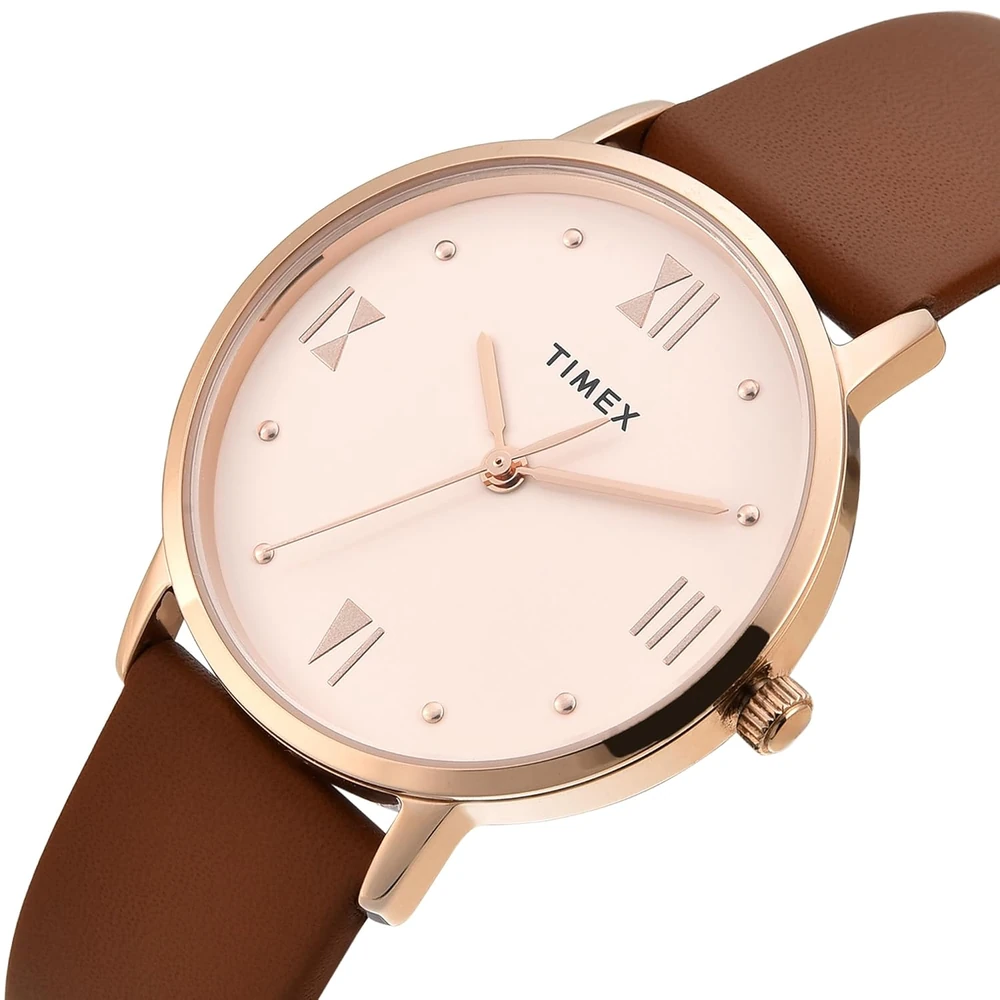 TIMEX Analog Watch for Women with Round Dial & Water Resistant Women's Wrist Watches - Image 2