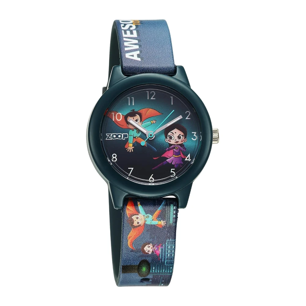 Zoop Chhota Bheem Analog Watch with Blue Dial & Blue Strap for Boys Girls Kids, from House of Titan - 16042PP06FW - Image 2