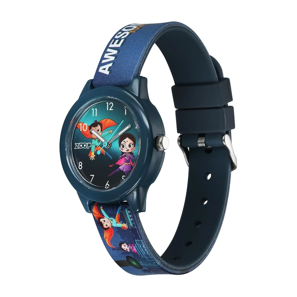 Zoop Chhota Bheem Analog Watch with Blue Dial & Blue Strap for Boys Girls Kids, from House of Titan - 16042PP06FW - Image 3