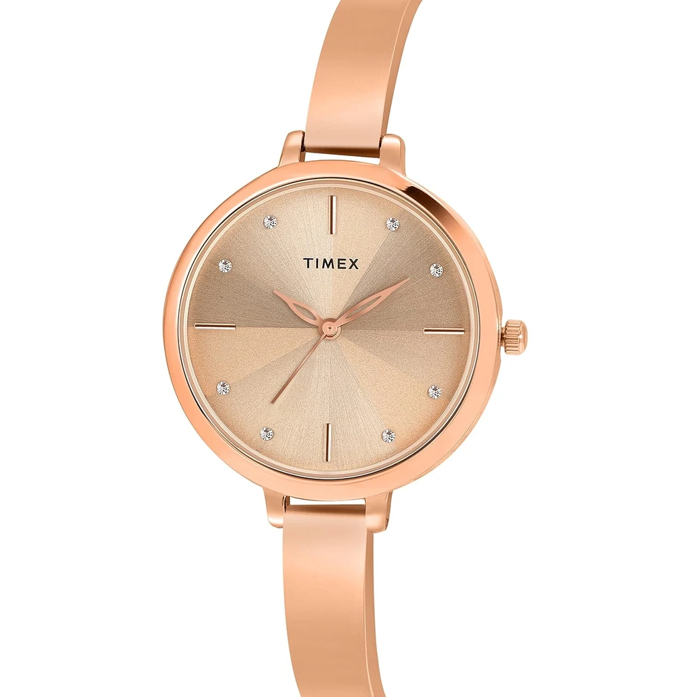 TIMEX Analog Watch for Women with Round Dial & Water Resistant Women's Wrist Watches - Image 2