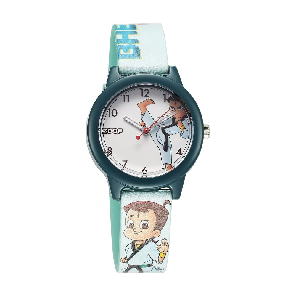 Zoop Chhota Bheem Analog Watch with White Dial & Blue Strap for Boys Girls Kids, from House of Titan - 16042PP05FW - Image 2
