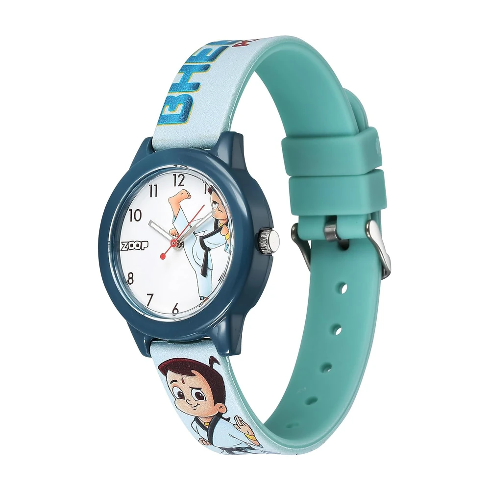 Zoop Chhota Bheem Analog Watch with White Dial & Blue Strap for Boys Girls Kids, from House of Titan - 16042PP05FW - Image 3
