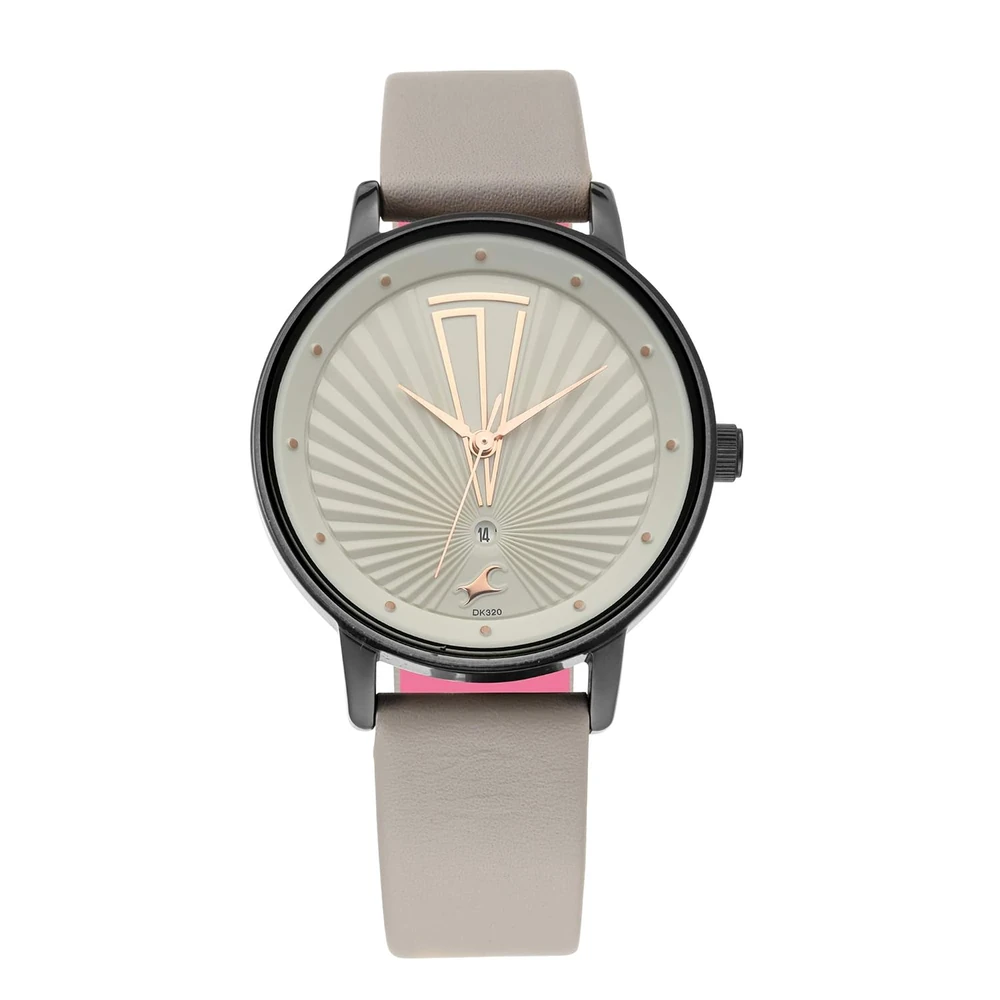 Fastrack Ruffles Collection Analog Gray Dial Women's Watch-6206NL01/NP6206NL01 - Image 2