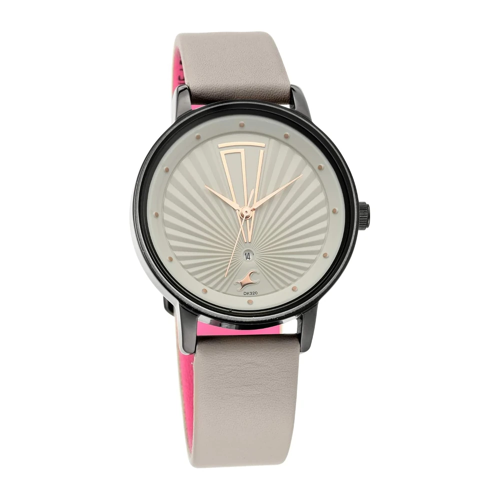 Fastrack Ruffles Collection Analog Gray Dial Women's Watch-6206NL01/NP6206NL01 - Image 3