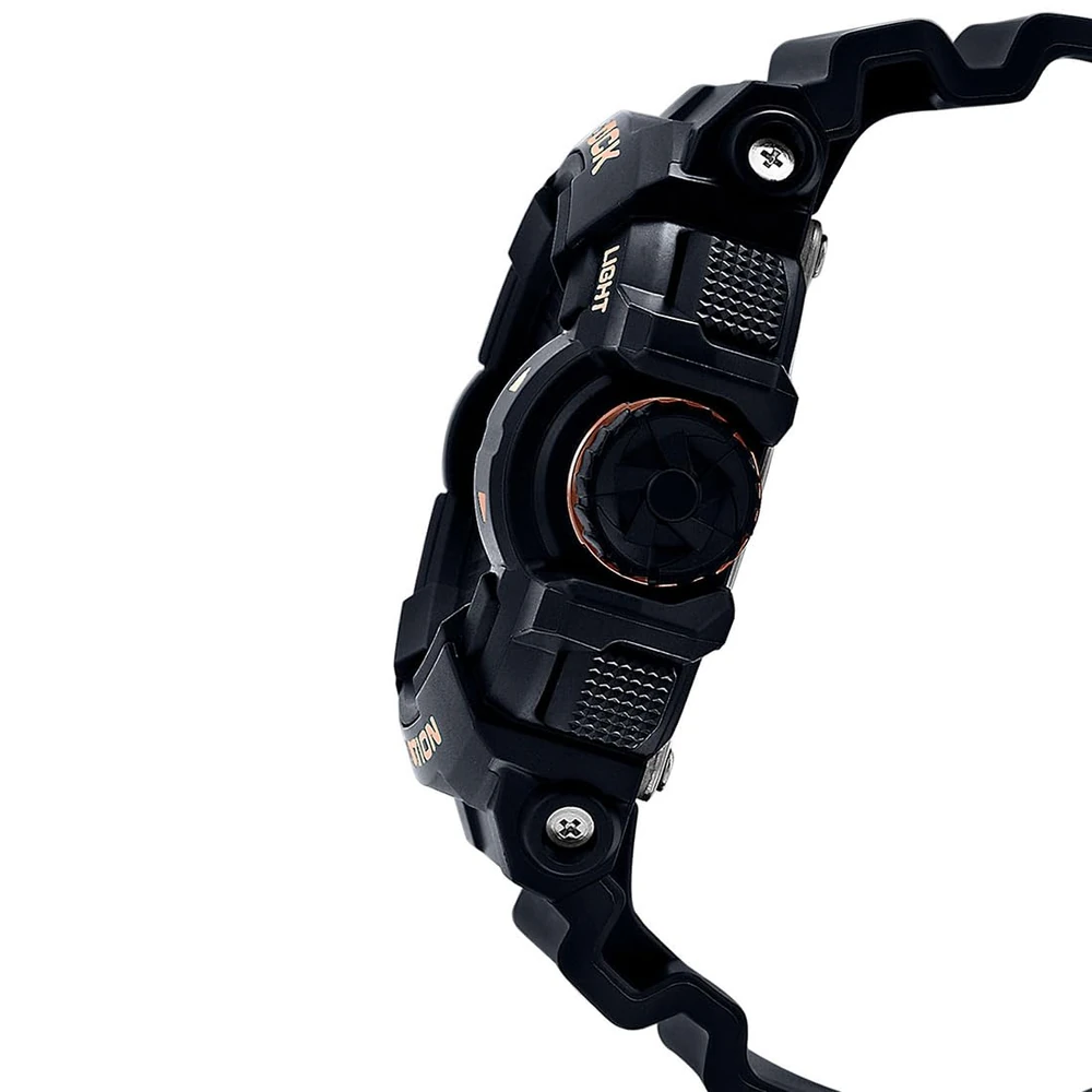 Casio G-Shock GA-400GB-1A4DR Black & Gold Analog-Digital Dial Black Resin Strap Men's Watch Shock And 200M Water Resistant G650 - Image 2