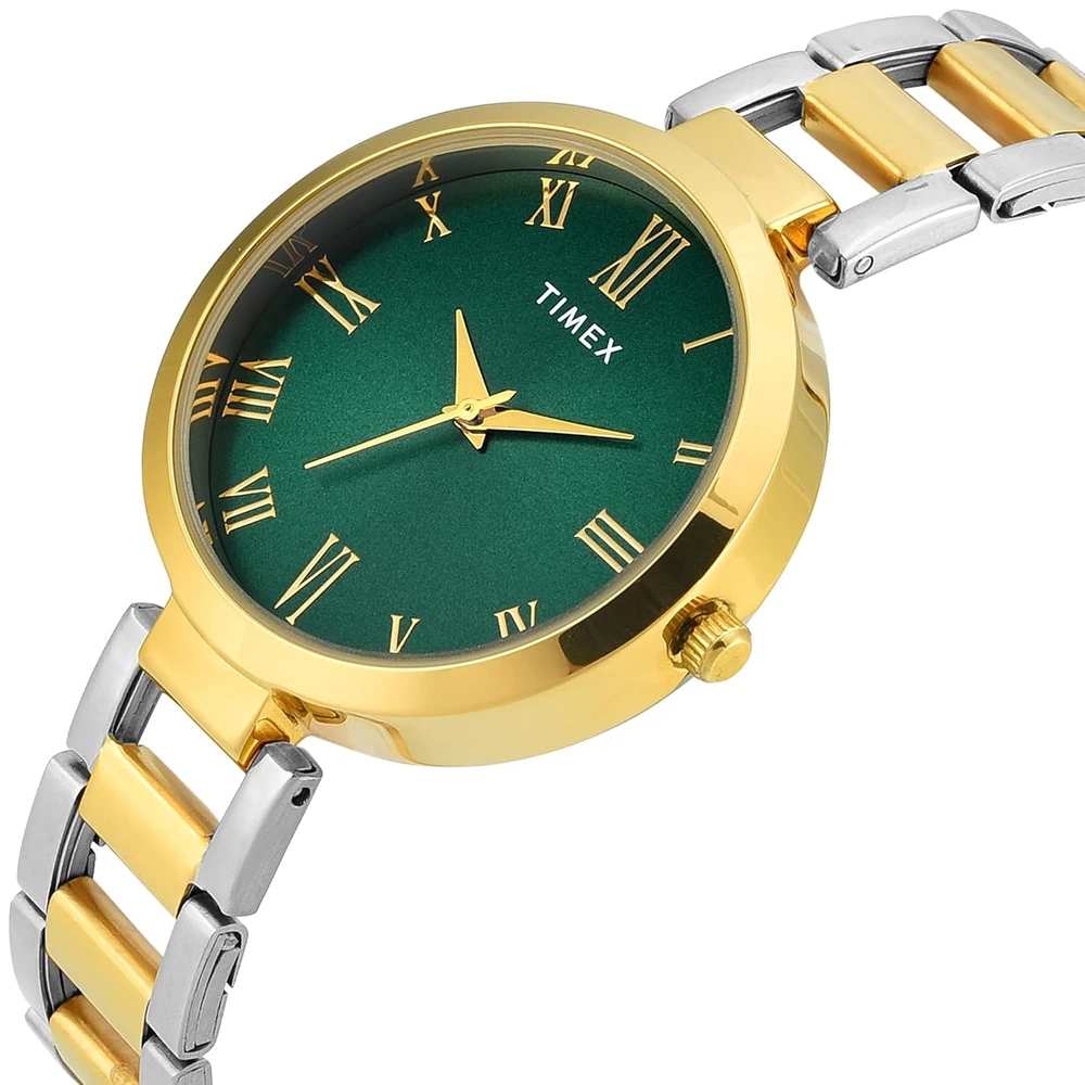 TIMEX Analog Watch for Woman with Round Dial & Water Resistant Women's Wrist Watches - Image 2
