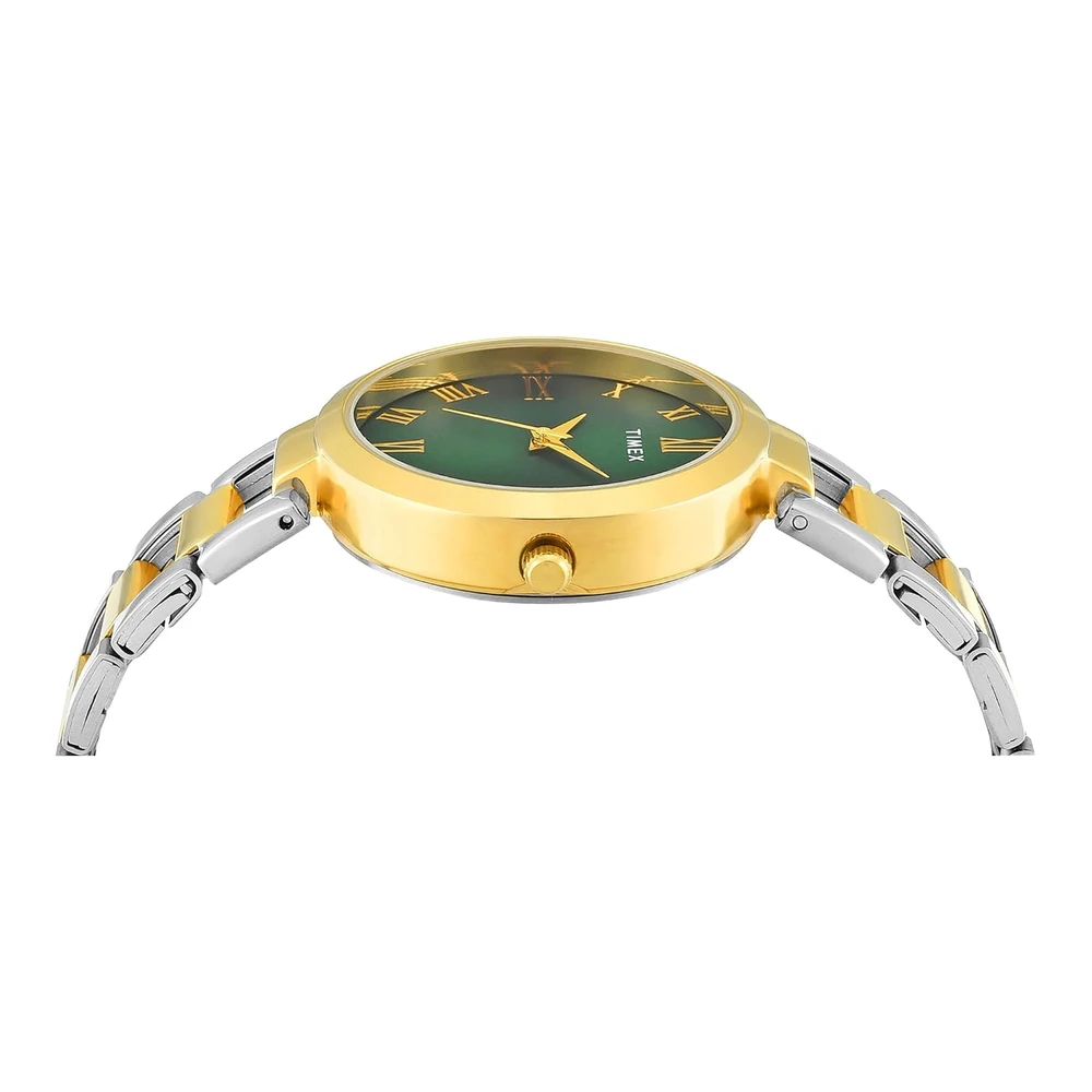 TIMEX Analog Watch for Woman with Round Dial & Water Resistant Women's Wrist Watches - Image 3