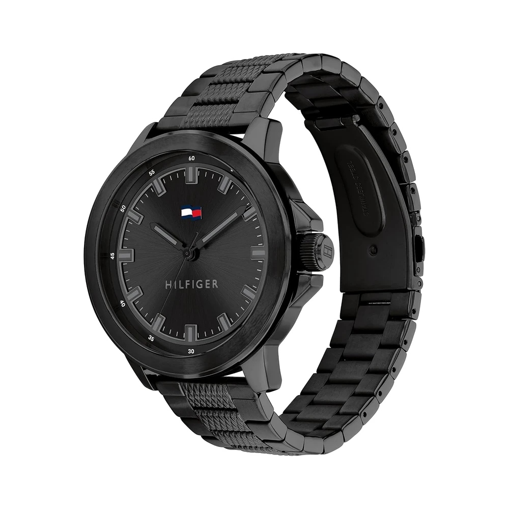 Tommy Hilfiger Black Dial Round Shaped Sport Men Analog Watch_TH1792026W - Image 2