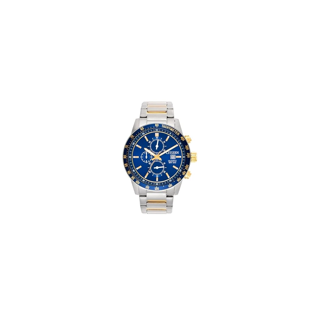 Citizen Quartz Gents Chronograph Watch Blue Dial - AN3684-59L - Image 2