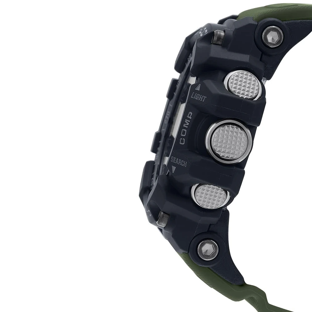 Casio G-Shock GG-1000-1A3DR Black Analog-Digital Dial Green Resin Strap Men's Watch Mud Resistant Shock Resistant G662 - Image 2