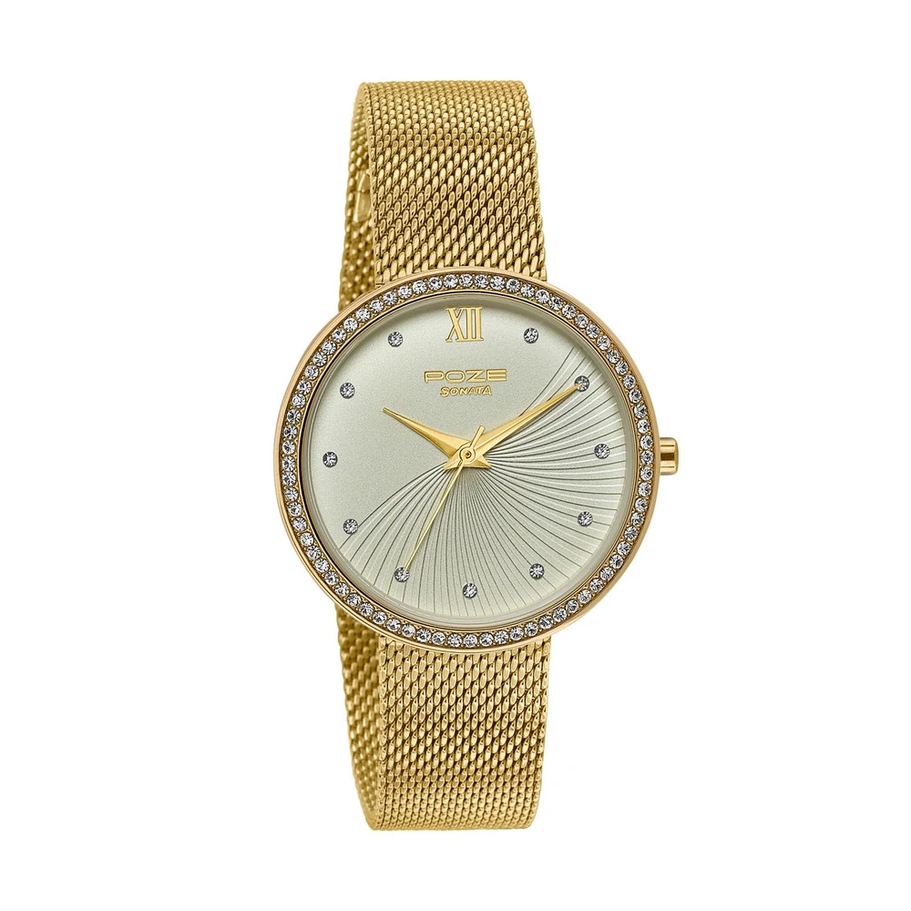 Sonata Poze 9 with Quartz Analog Watch for Women - Image 2