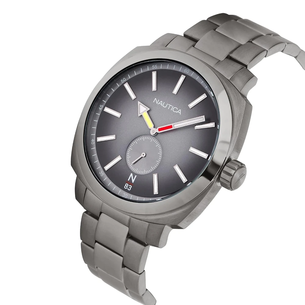Nautica Square 46mm Gray Dial Analog Men Watch - NAPMYF321 - Image 2