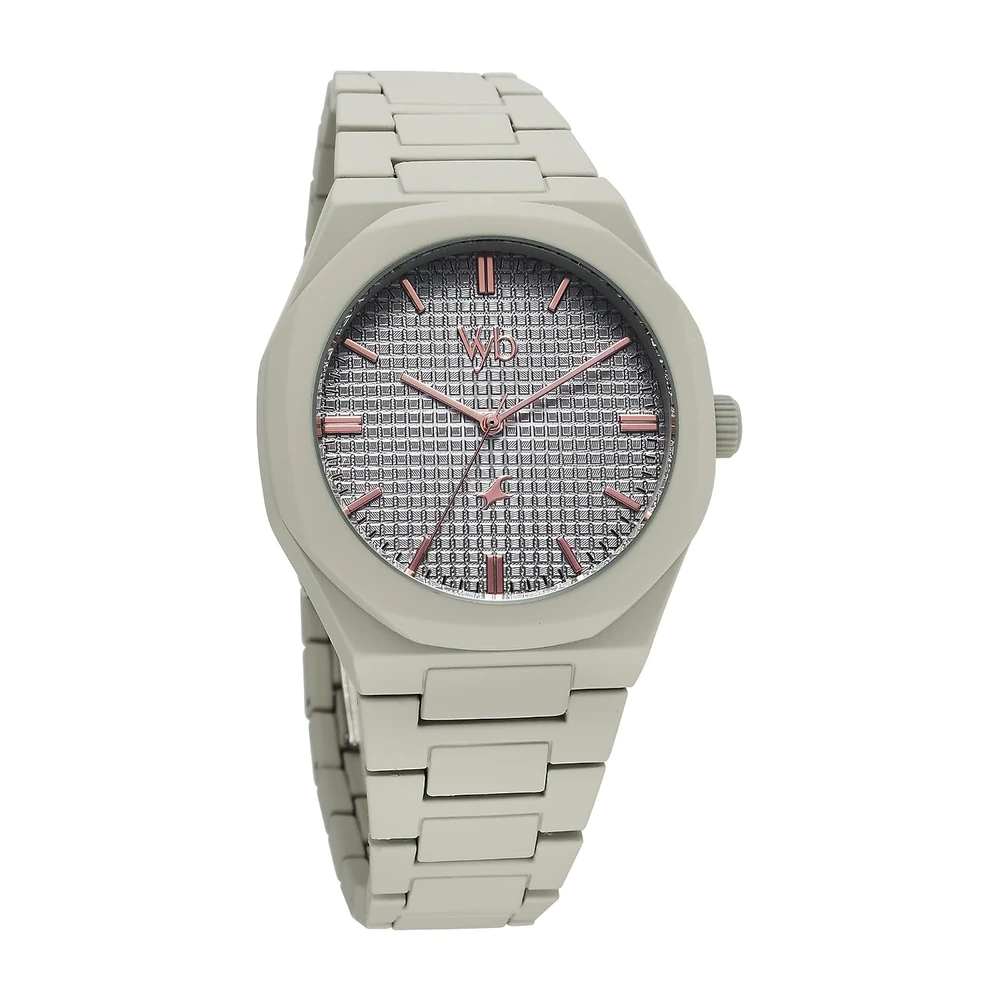 Fastrack Vyb Hustler Quartz Analog Grey Dial Watch for Men - Image 2