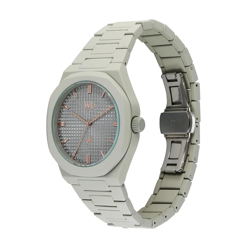 Fastrack Vyb Hustler Quartz Analog Grey Dial Watch for Men - Image 3