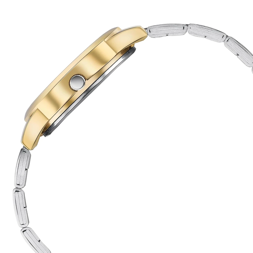 Sonata Glam Gold Quartz Analog Off White Dial Stainless Steel Strap Watch for Women - Image 3