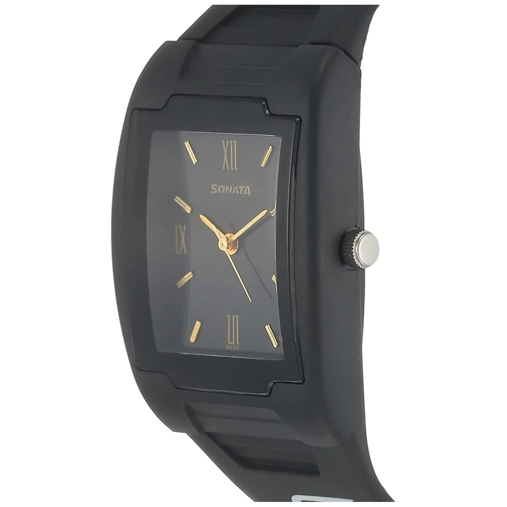 Sonata Super Fibre Analog Black Dial Men's Watch -NM7920PP13 / NL7920PP13/NP7920PP13 - Image 2