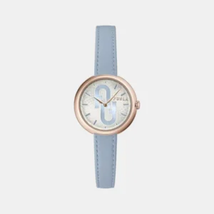 Heritage Women Quartz Silver Dial Analog Leather Watch WW00005005L3