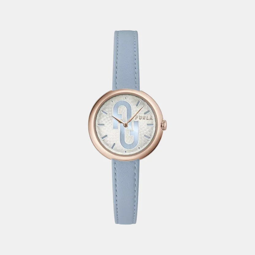Heritage Women Quartz Silver Dial Analog Leather Watch WW00005005L3