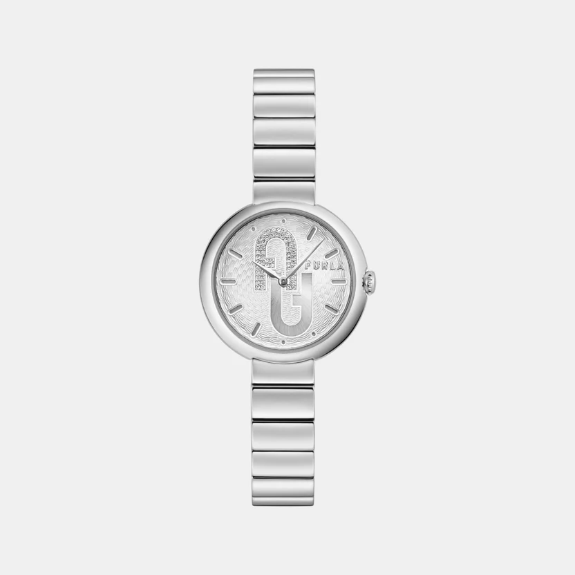 Heritage Women Quartz Silver Dial Analog Stainless Steel Watch WW00005011L1