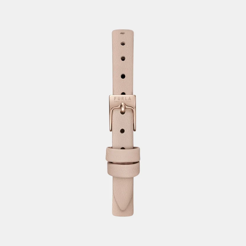 Furla New Pin Women Quartz Pink Dial Analog Leather Watch WW00018004L3 - Image 3